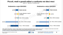 Vendite piccoli e grandi editori