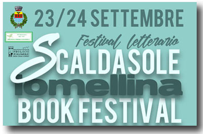 Lomellina Book Festival locandina scaldasole-taglia