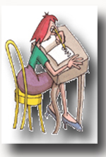donna che scrive