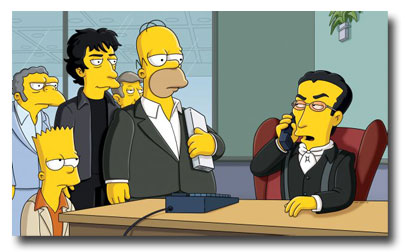 Lavoro con l'editoria Simpsons BookJob