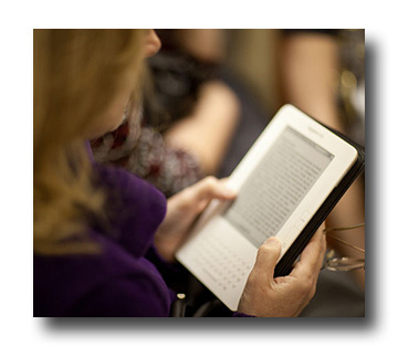 Lettrice di e-book