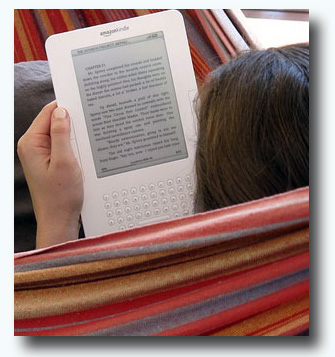 persona con e-reader
